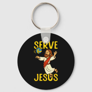 Chaveiro Jogador de Volei Equipe Jesus Saque Jesus