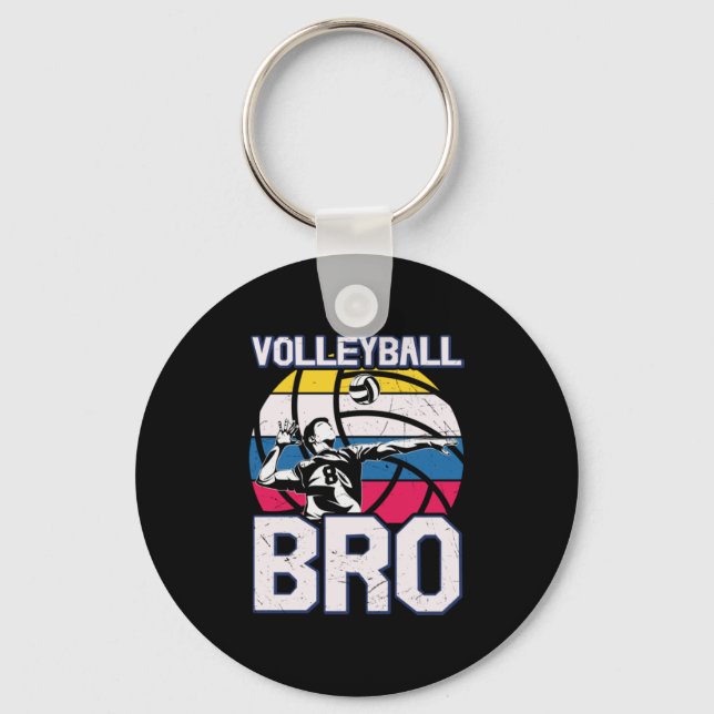 Chaveiro Jogador de Voleibol | Voleibol Bro (Frente)