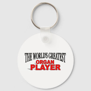 Chaveiro Jogador do órgão do mundo o grande
