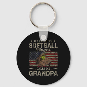 Chaveiro Jogador Favorito de Softbol Me Chama de Vovô do Di