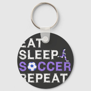 Chaveiro Jogador Legal de Camisa de Camisa do Sleep Repetir