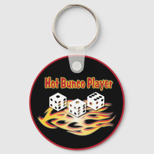 Chaveiro jogador quente do bunco