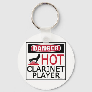 Chaveiro Jogador quente do clarinete