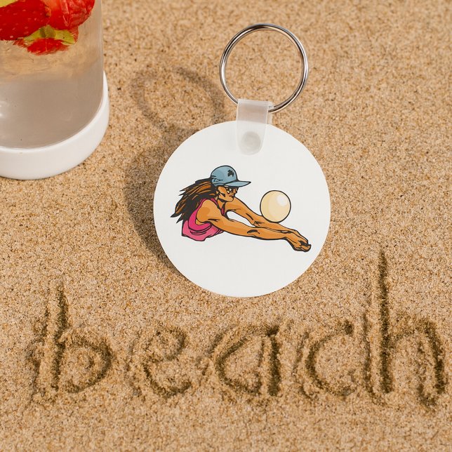 Chaveiro Jogadora de Voleibol Feminino (Criador carregado)