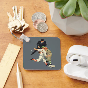 Chaveiro Jogadores de beisebol do Vintage Sports estão seg