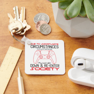 Chaveiro Jogadores De Jogos Colocam Meu Controlador No Game