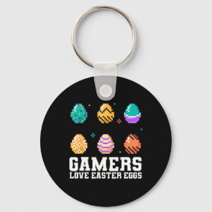 Chaveiro Jogadores de jogos páscoas adoram ovos de Páscoa j