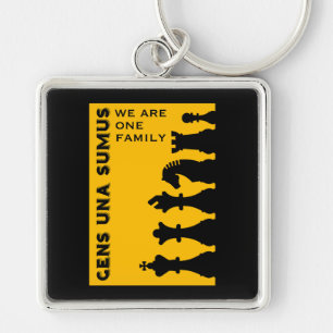 Chaveiro Jogadores de Xadrez Competitivos