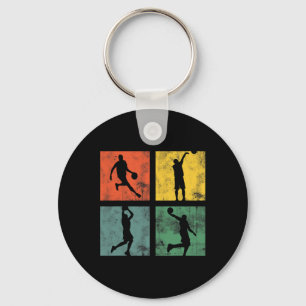 Chaveiro Jogadores Do Mens Bysketbyll Player Divertidos Par