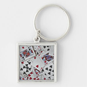 Chaveiro Jogando Cartões Jogos de Poker Rainha King