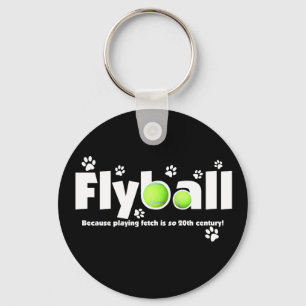 Chaveiro Jogar o esforço é Flyball do século XX