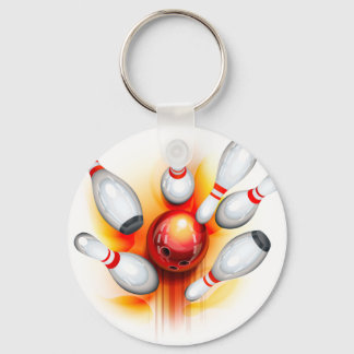 Chaveiro Jogo de boliche (vista superior)