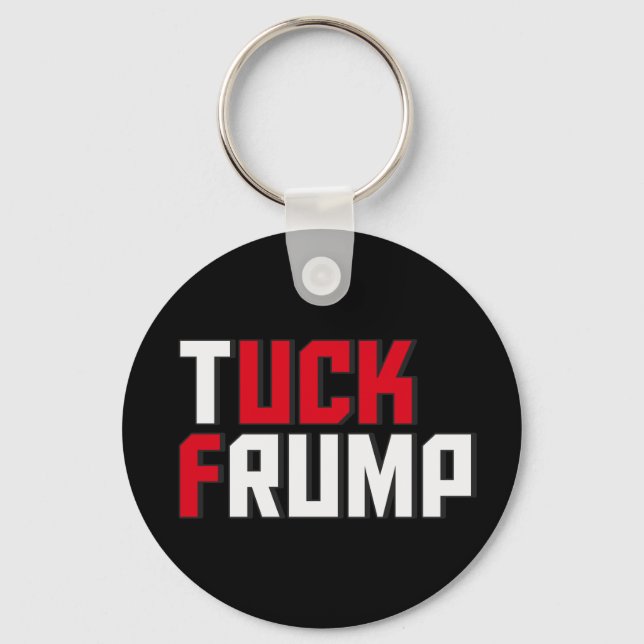 Chaveiro Jogo de palavras engraçado de Donald Trump do (Frente)