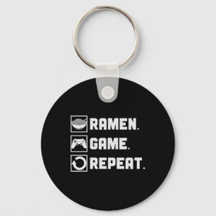 Chaveiro Jogo de Ramen Repetir Macarrão Video Games Console