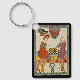 Chaveiro Jogo de Xadrez Codex Manesse Século XIV