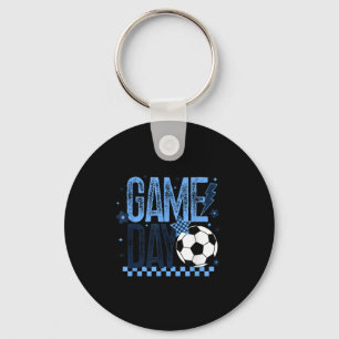 Chaveiro Jogo Dia de Futebol Estação Retroativa Azul Verifi