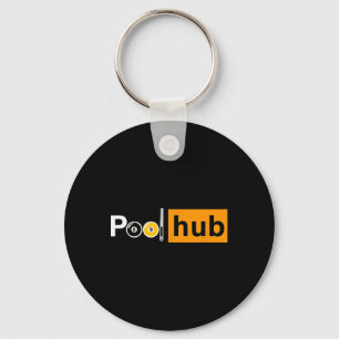 Chaveiro Jogo Engraçado Billiards - Hub Piscina - Billiard