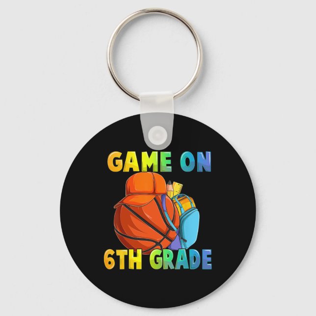 Chaveiro Jogo No 1º Dia Da Escola De Basquete B (Frente)
