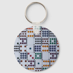 Chaveiro Jogo Números de Dominos