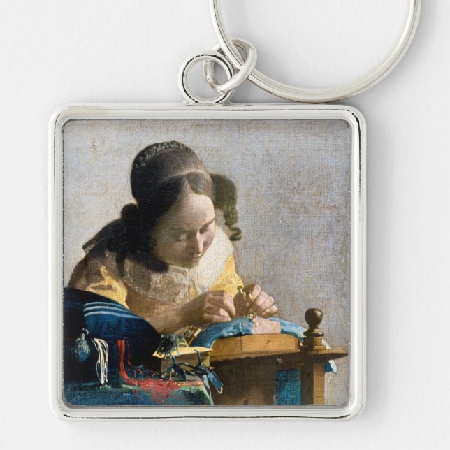 Chaveiro Johannes Vermeer - O Lacemaker (Frente)