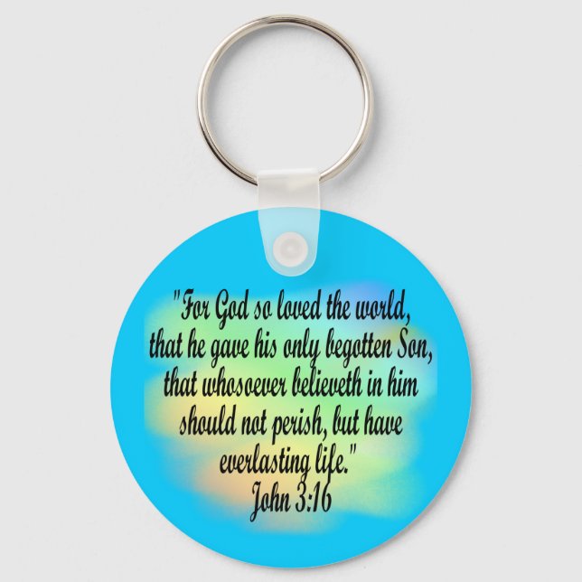 Chaveiro John 3:16 (Frente)