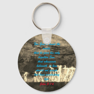 Chaveiro John 3:16 Bíblia de salvação de scripture de Chave