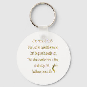 Chaveiro John 3:16 Presentes