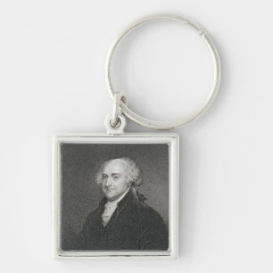 Chaveiro John Adams, gravado por James Barton Longacre (179