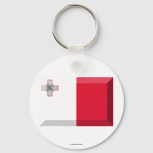Chaveiro Jóia da bandeira de Malta