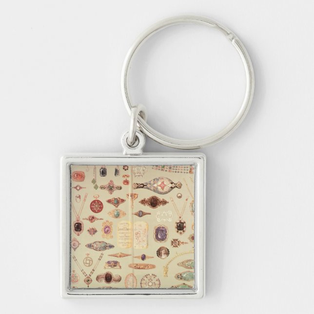 Chaveiro Jóia de "do catálogo Tiffany", 1890 (Frente)