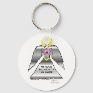 Chaveiro jojos angel, MEU CORAÇÃO PERTENCE A UM ANJO