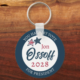 Chaveiro Jon Ossoff para Presidente 2028 