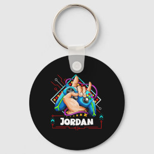 Chaveiro Jordan Personalised Video Game Design - Boys Nomea