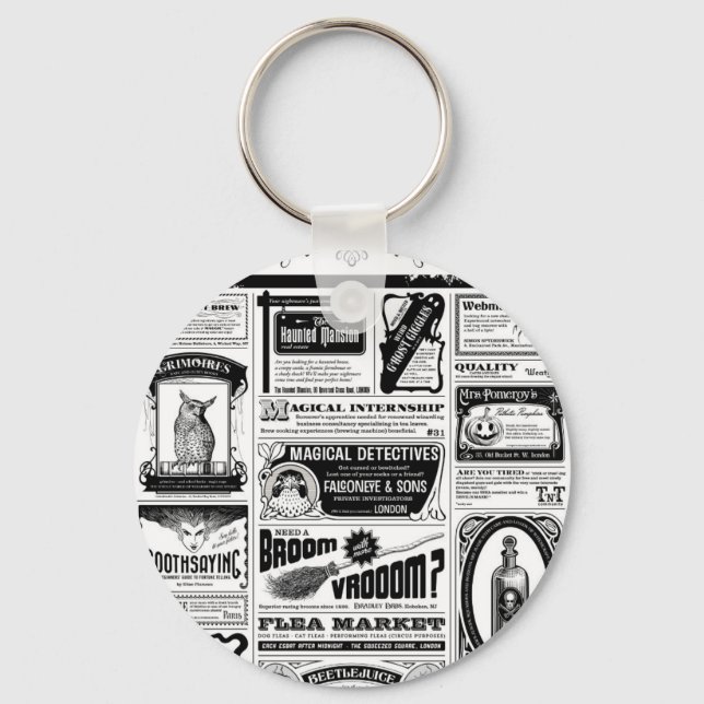 Chaveiro jornal assustador (Frente)