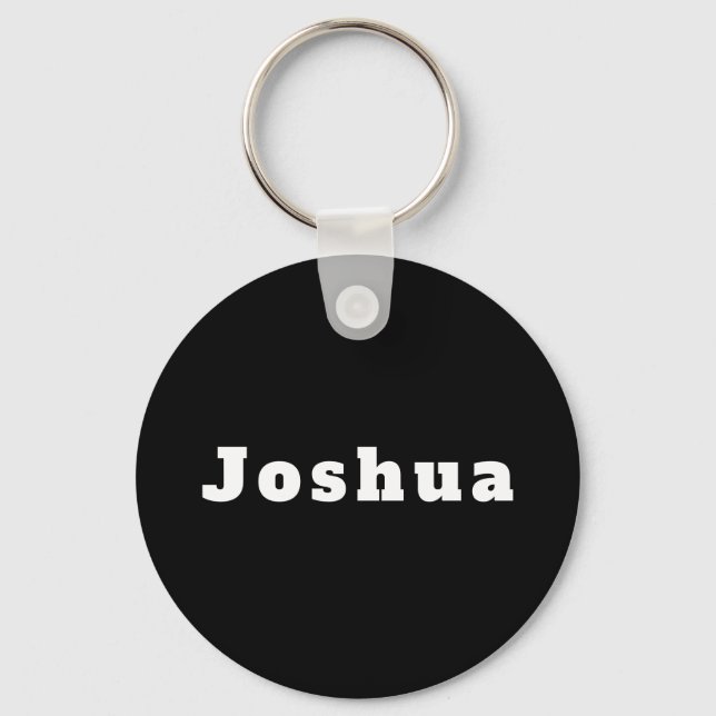 Chaveiro Joshua schwarz weiß  (Frente)