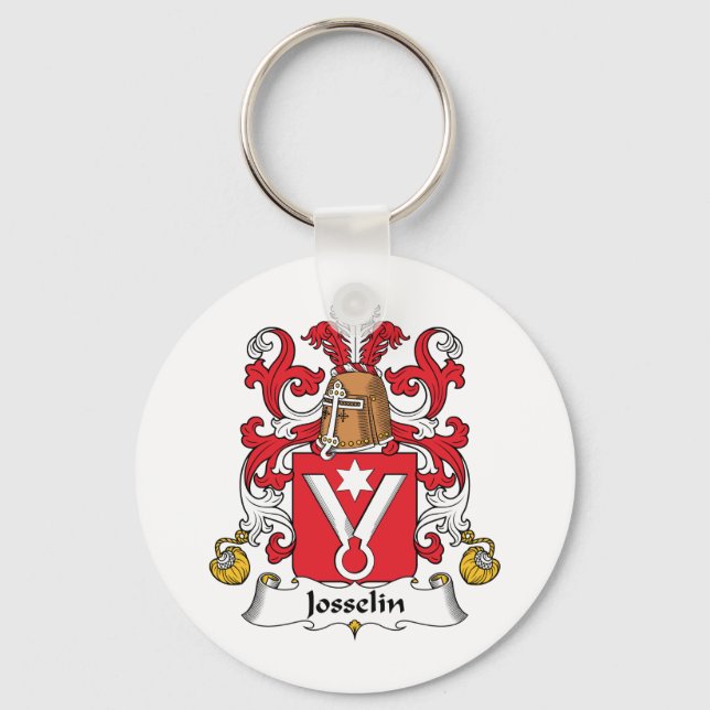 Chaveiro Josselin Family Crest (Frente)