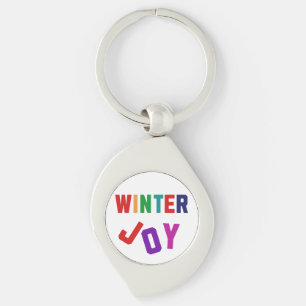 Chaveiro Joy de inverno - Letras Coloridas Cozinhas