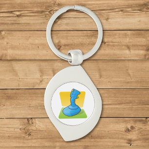 Chaveiro Joystick Azul