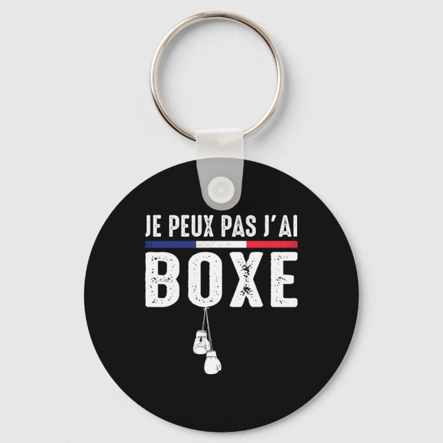 Chaveiro J'peux Pas J'ai Boxe Boxeur Comt Ring De Boxe Boxi (Frente)