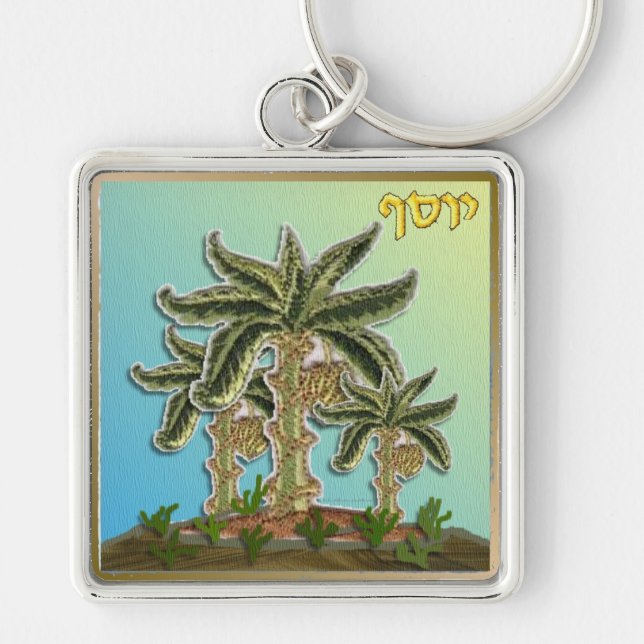 Chaveiro Judaica 12 Tribos Israel Joseph (Frente)