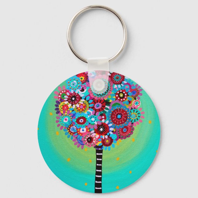 CHAVEIRO JUDAICA HAMSA SUN EYE TREE OF LIFE PROTECTION (Frente)