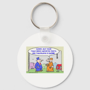 Chaveiro Jugoslávia importou as peças