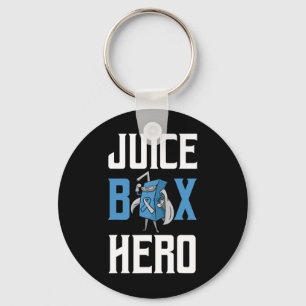 Chaveiro Juice Box Hero Diabetes Azul Fita Endocrinologis