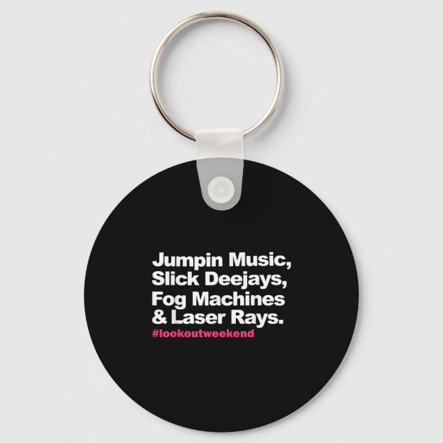 Chaveiro Jumpin Music Slick Deejays Fog Machines E Laser (Frente)