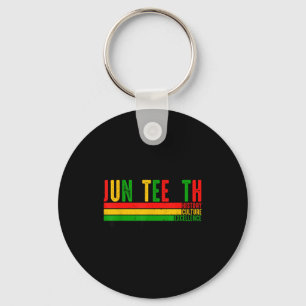 Chaveiro Juneteenth engraçado orgulho negro afro-americano
