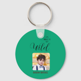 Chaveiro Jungle Safari "It's About To Get Wild" Baby Shower