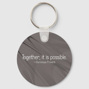 Chaveiro Junto qualquer coisa é (2) possível