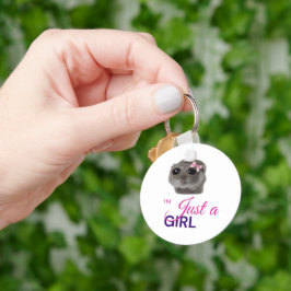 Chaveiro Just a Girl Keychain