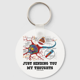 Chaveiro Just Sending You My Thoughts (Neuron / Synapse)