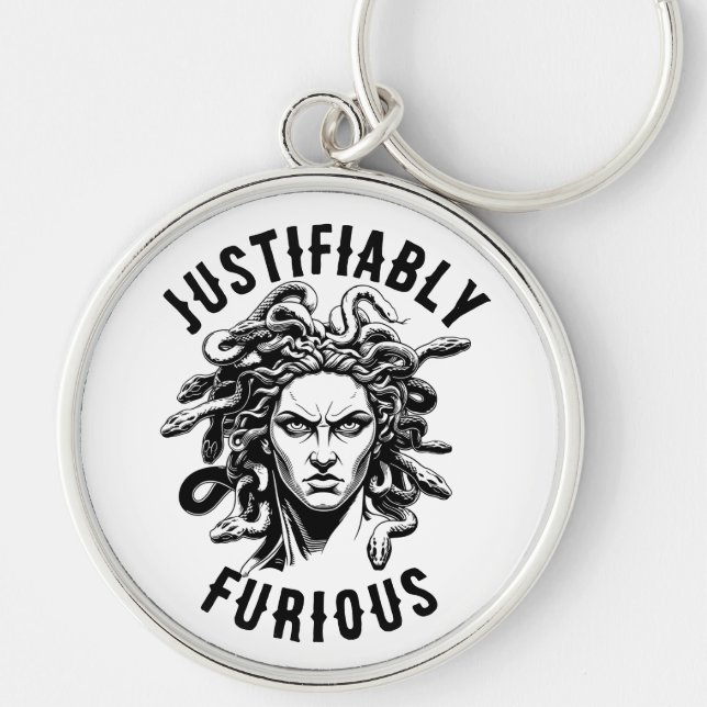 Chaveiro Justificadamente Furiosa feat. Medusa (Frente)
